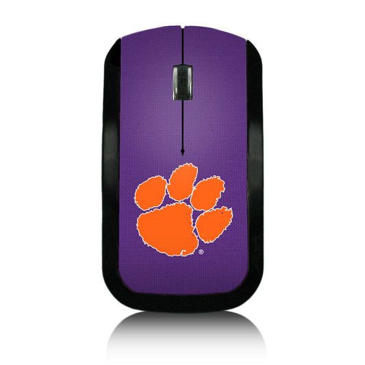 Clemson Tigers Solid Wireless USB Mouse