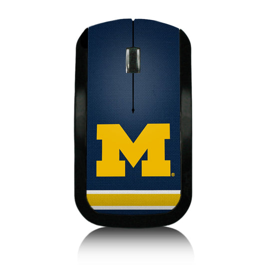 Michigan Wolverines Stripe Wireless USB Mouse