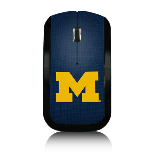Michigan Wolverines Solid Wireless USB Mouse