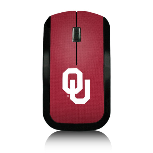 Oklahoma Sooners Solid Wireless USB Mouse