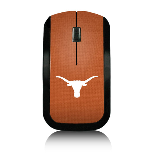 Texas Longhorns Solid Wireless USB Mouse