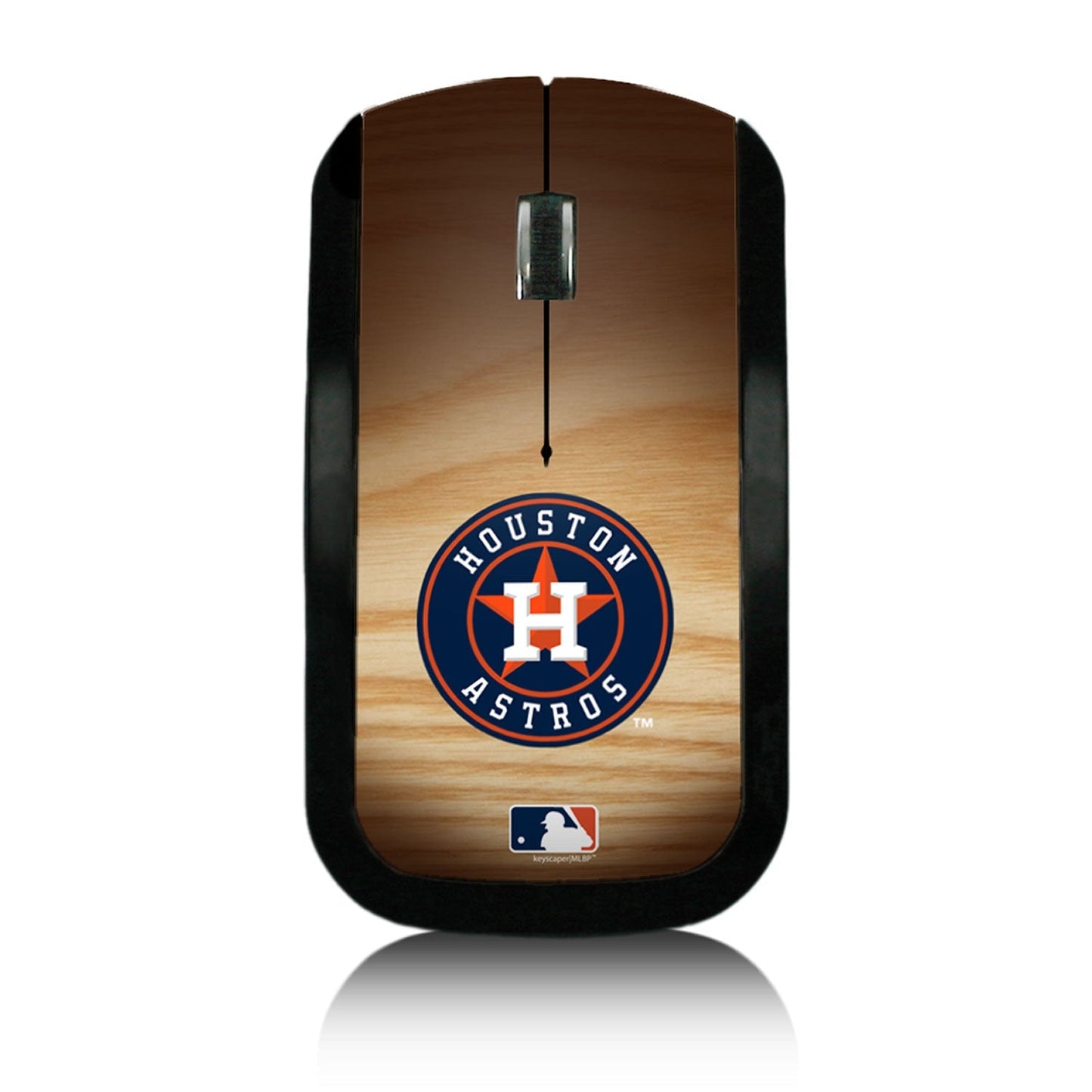 Houston Astros Astros Wood Bat Wireless USB Mouse