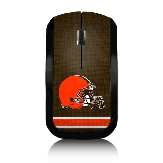 Cleveland Browns Stripe Wireless USB Mouse-0