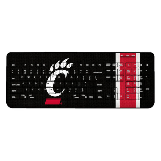 Cincinnati Bearcats Stripe Wireless USB Keyboard