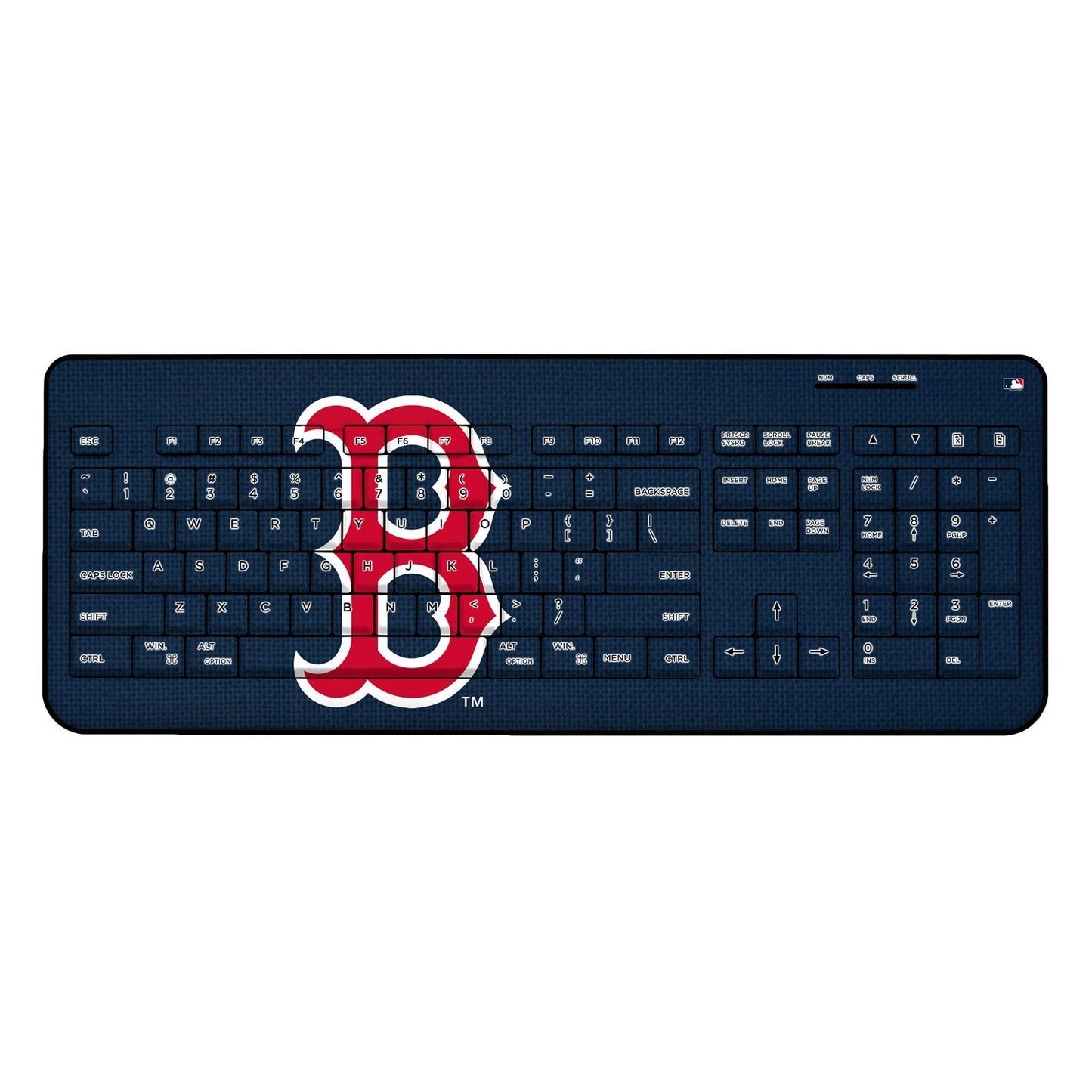 Boston Red Sox Solid Wireless USB Keyboard