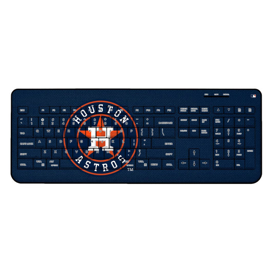 Houston Astros Astros Solid Wireless USB Keyboard