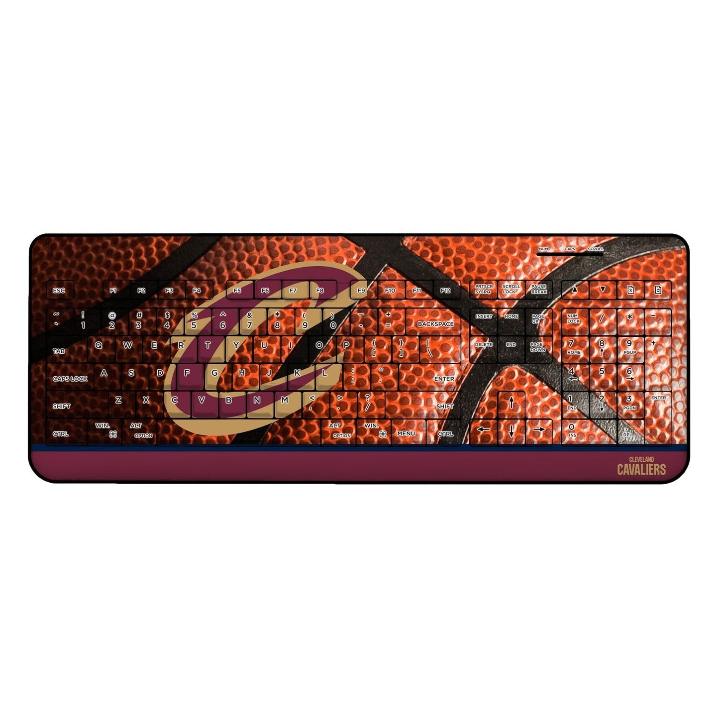 Cleveland Cavaliers Basketball Wireless USB Keyboard