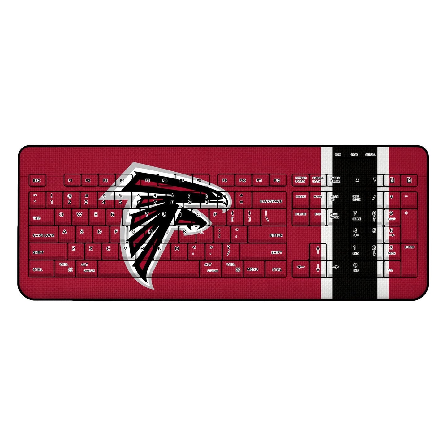 Atlanta Falcons Stripe Wireless USB Keyboard