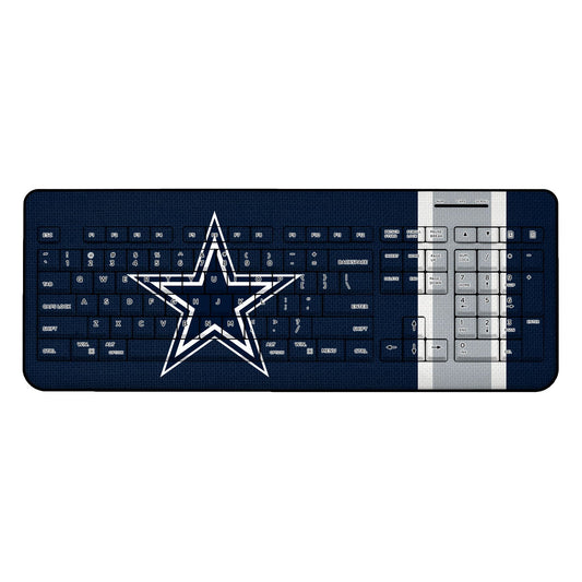 Dallas Cowboys Stripe Wireless USB Keyboard