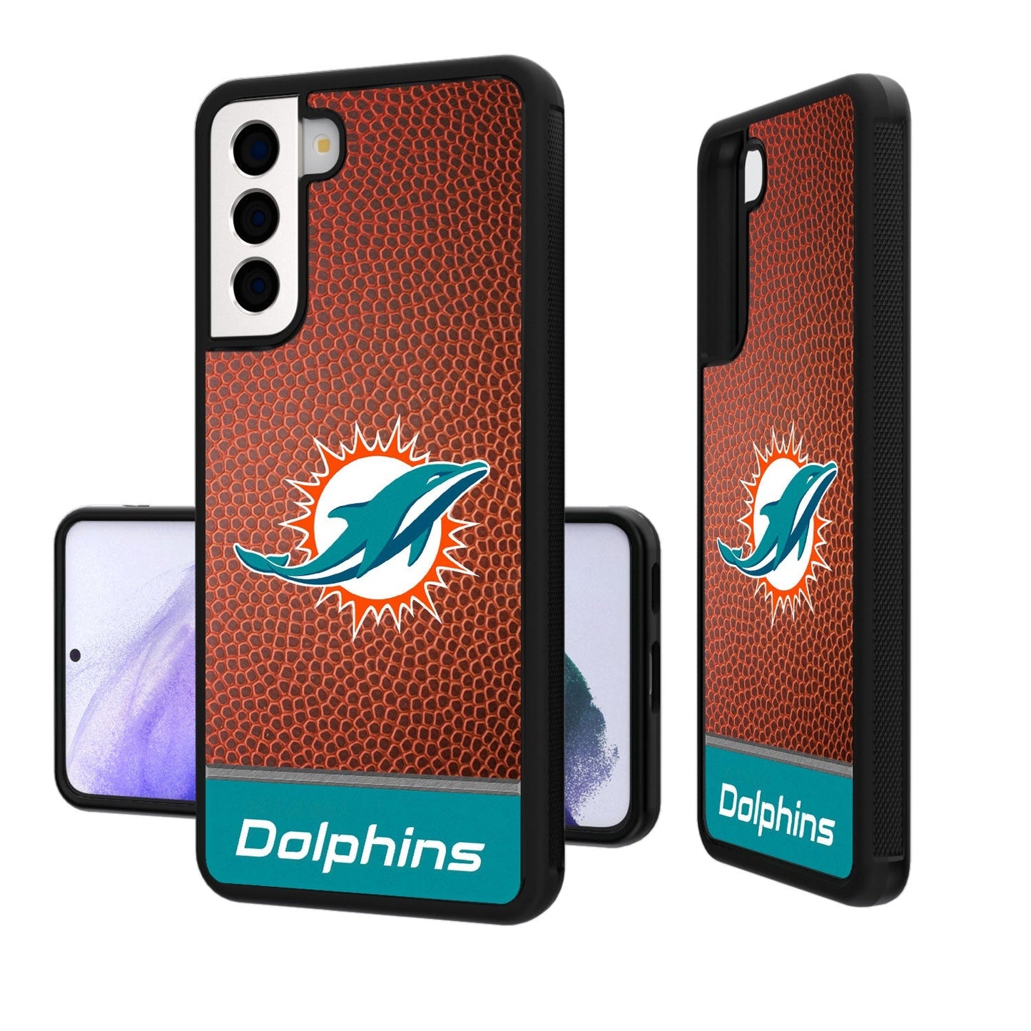 Miami Dolphins Football Wordmark Bumper Case