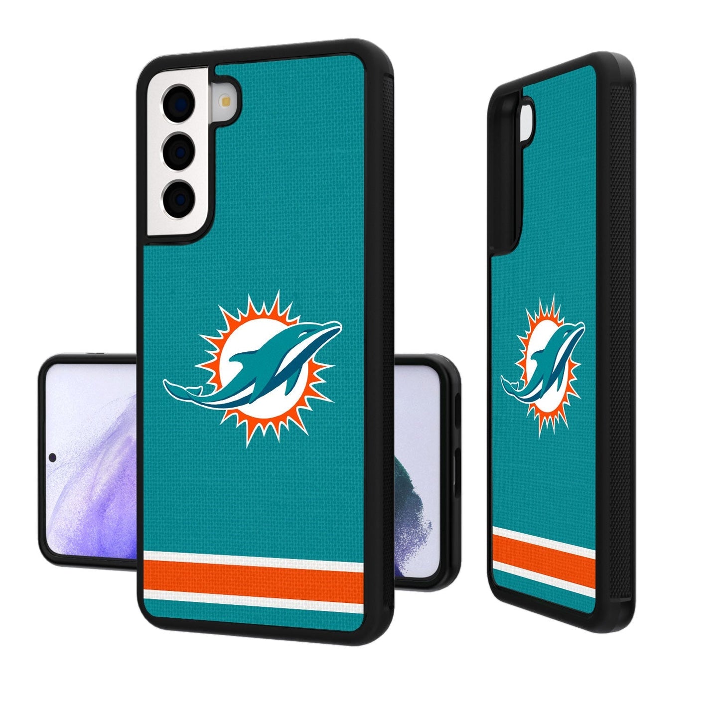 Miami Dolphins Stripe Bumper Case