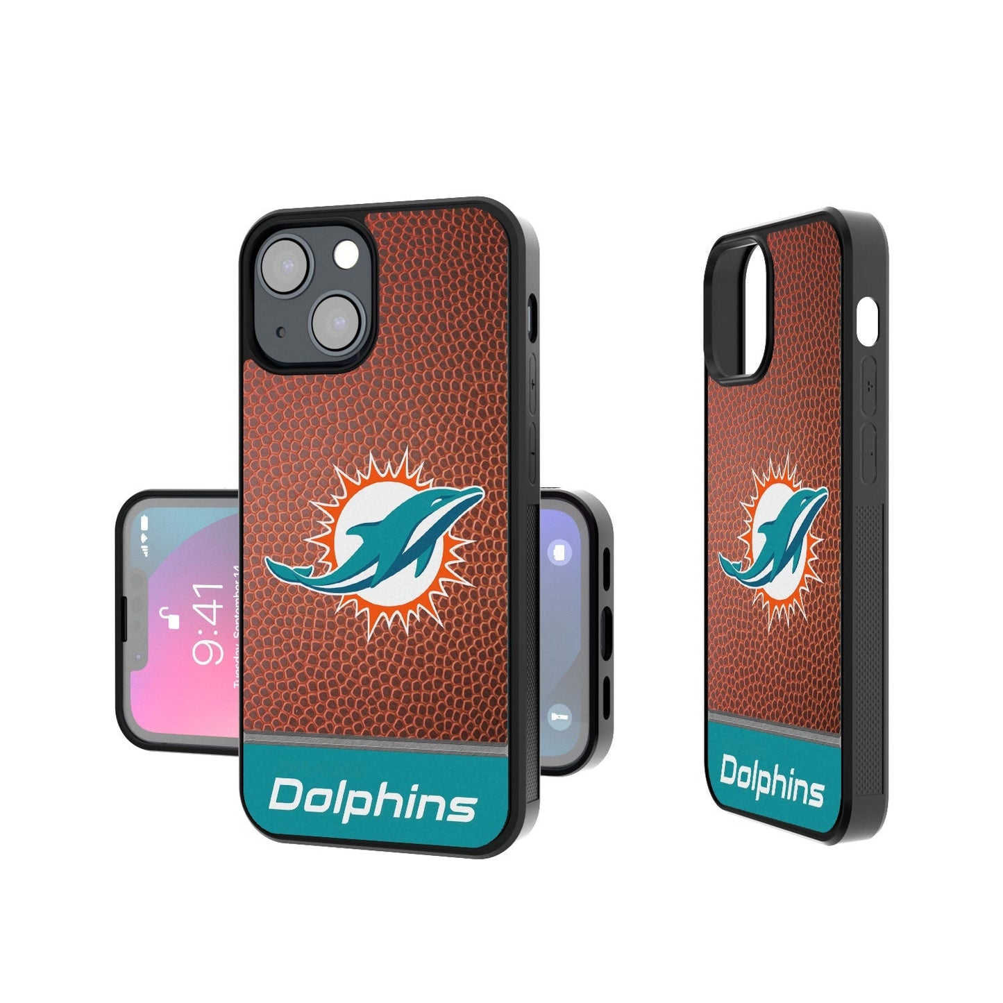 Miami Dolphins Football Wordmark Bumper Case