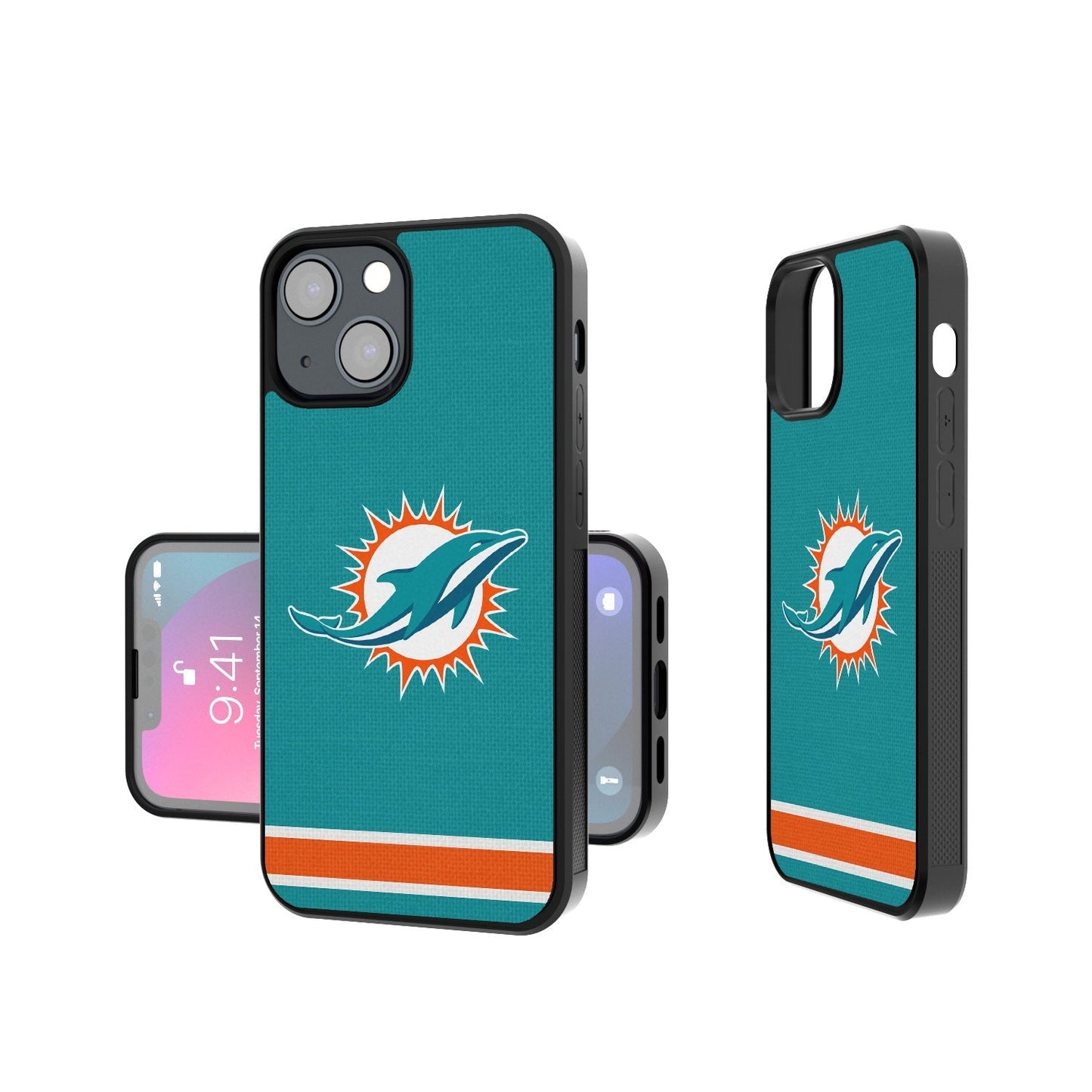 Miami Dolphins Stripe Bumper Case