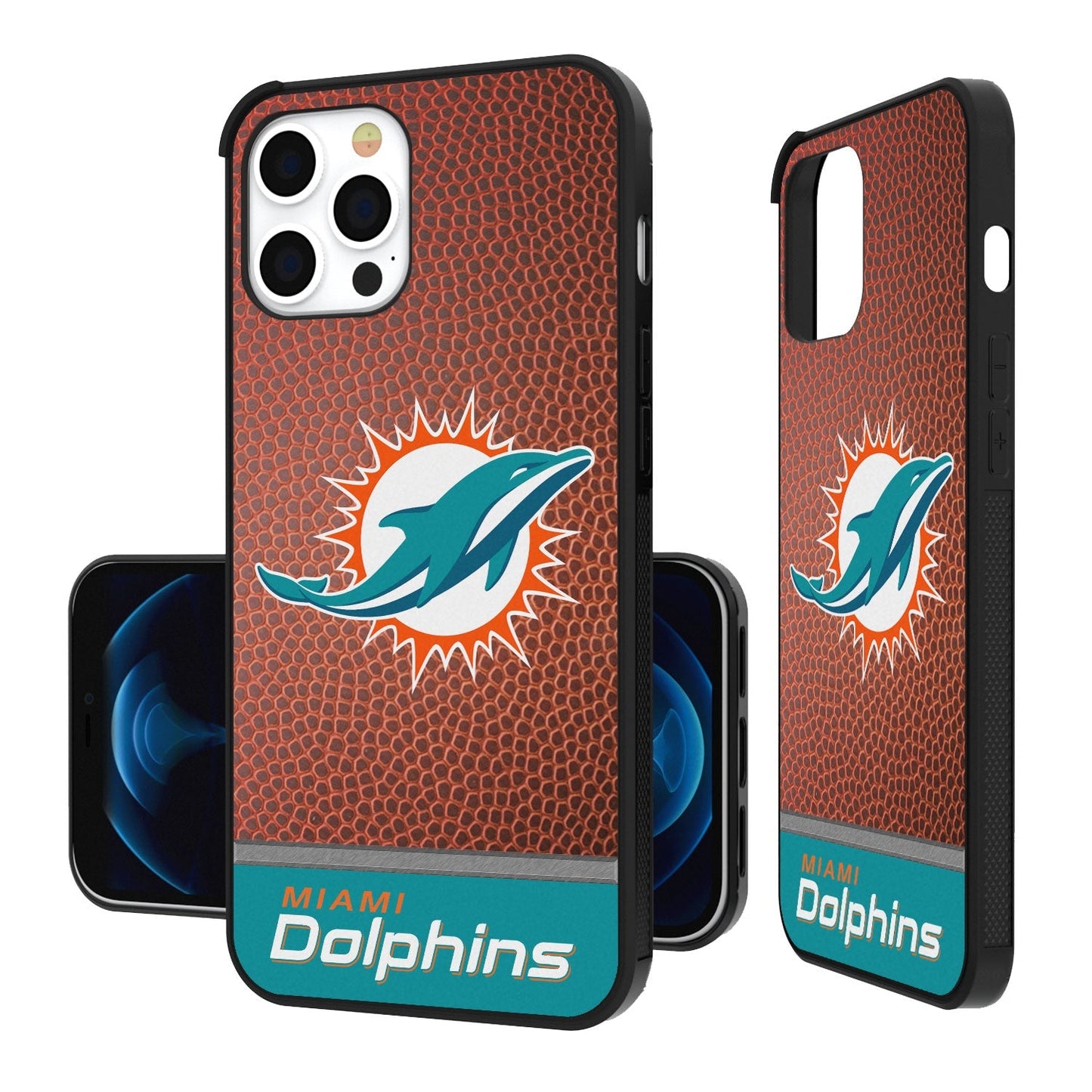 Miami Dolphins Football Wordmark Bumper Case