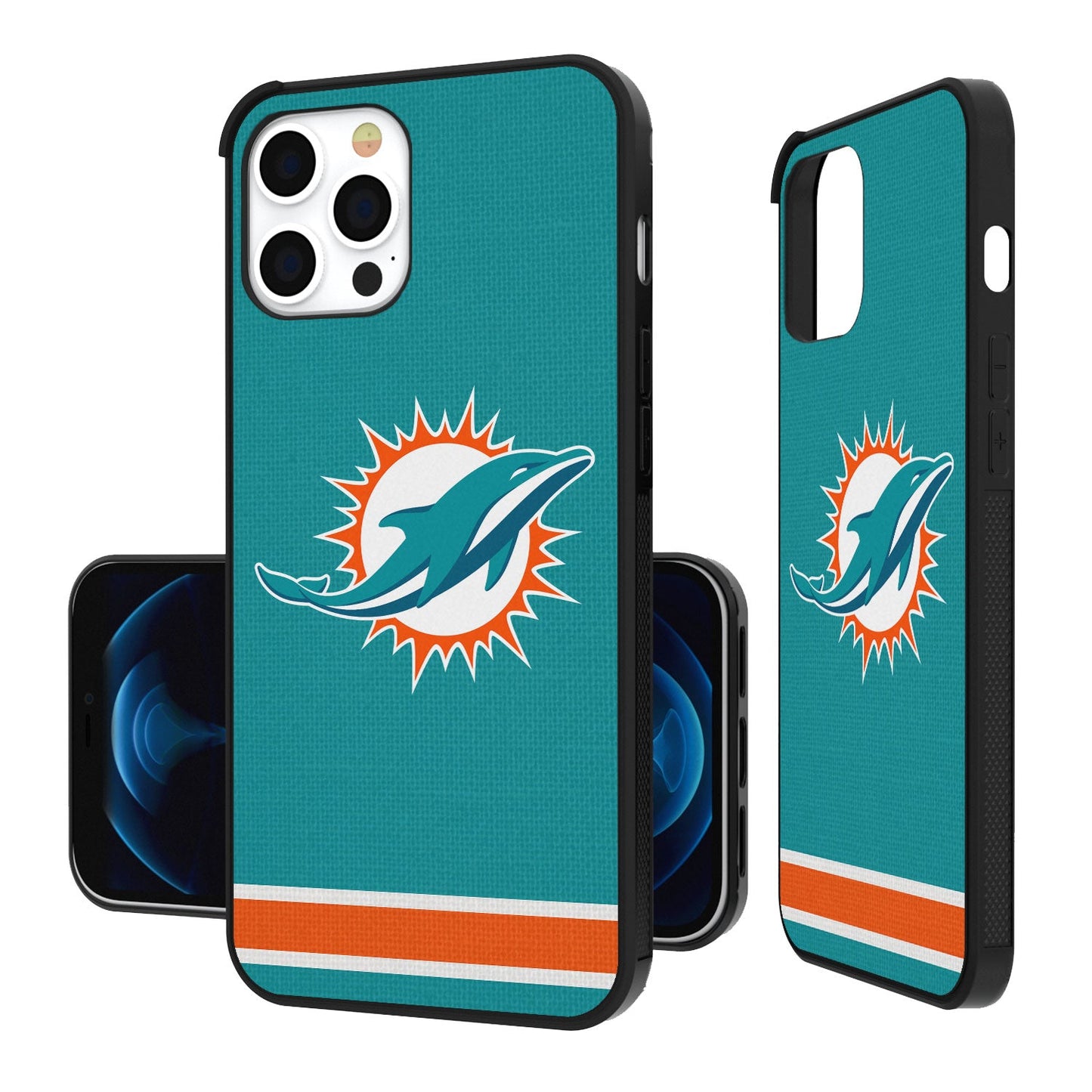 Miami Dolphins Stripe Bumper Case