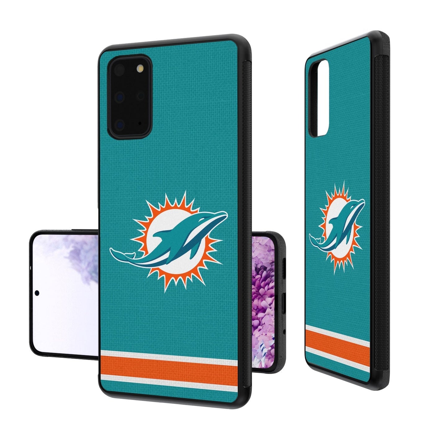 Miami Dolphins Stripe Bumper Case