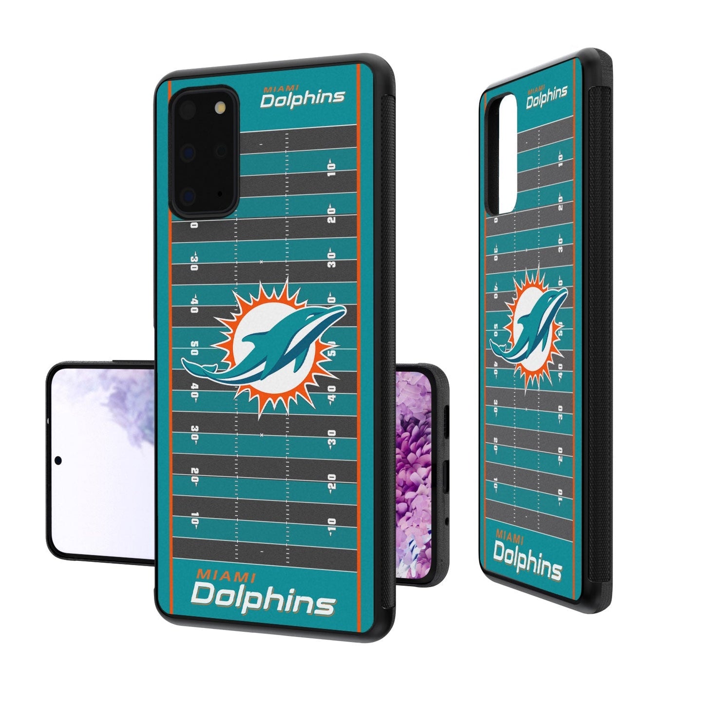 Miami Dolphins Football Field Bumper Case