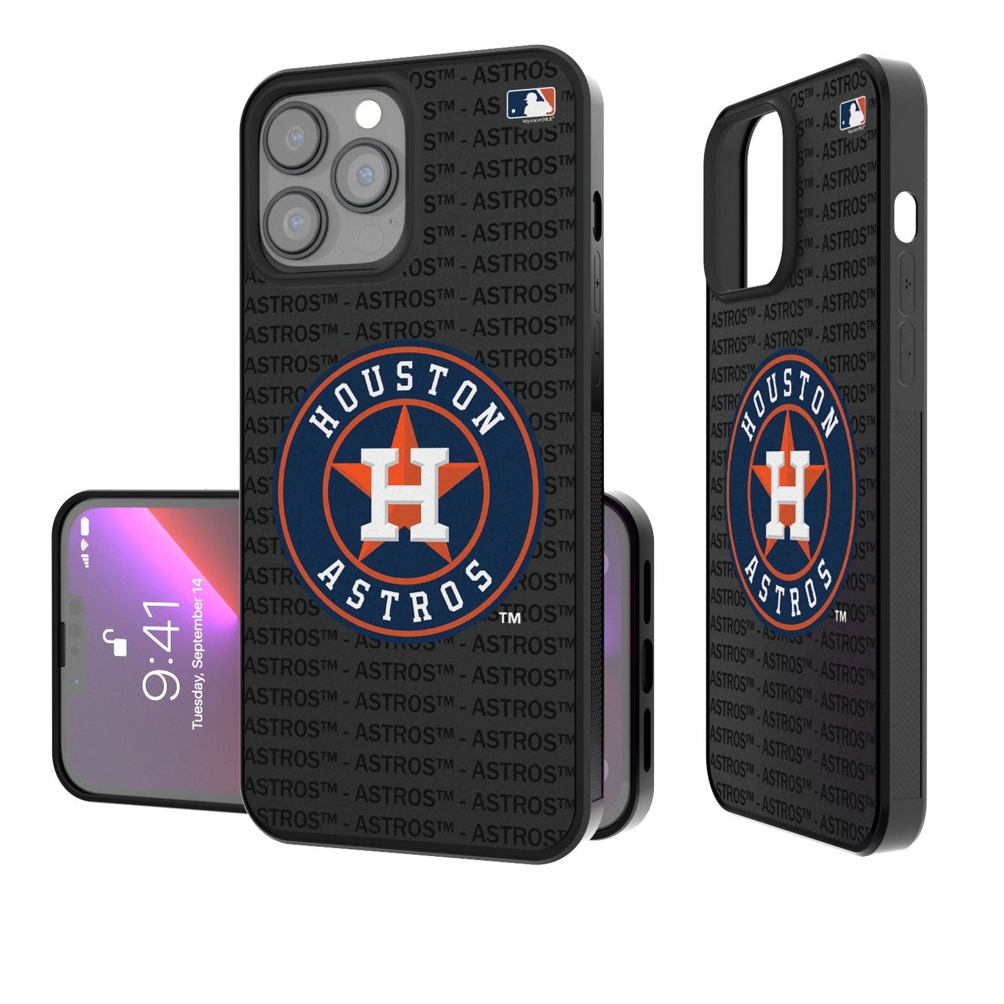 Houston Astros Blackletter Bumper Case