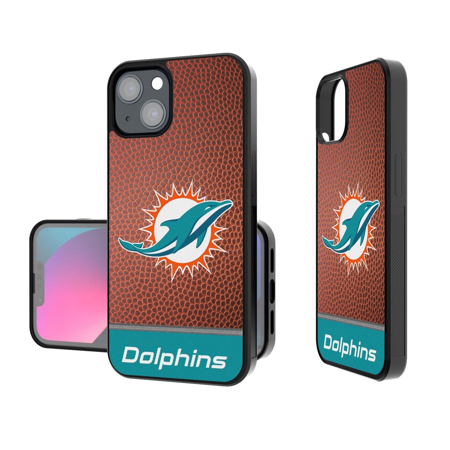 Miami Dolphins Football Wordmark Bumper Case