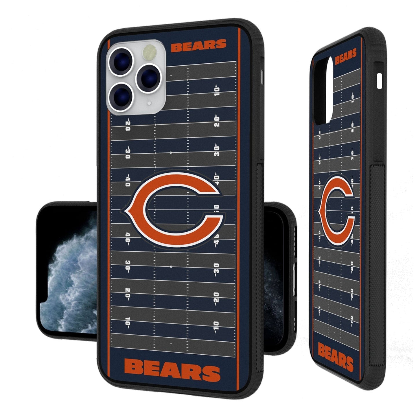 Chicago Bears Football Field Bumper Case