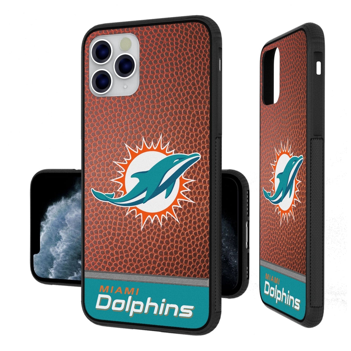 Miami Dolphins Football Wordmark Bumper Case