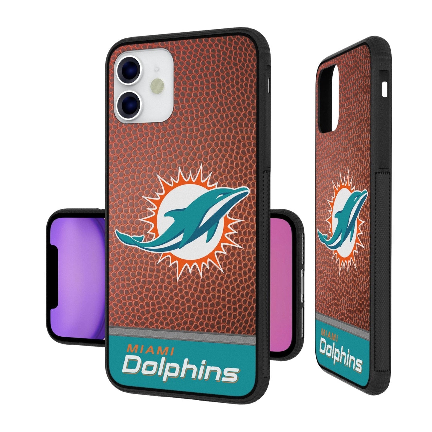 Miami Dolphins Football Wordmark Bumper Case