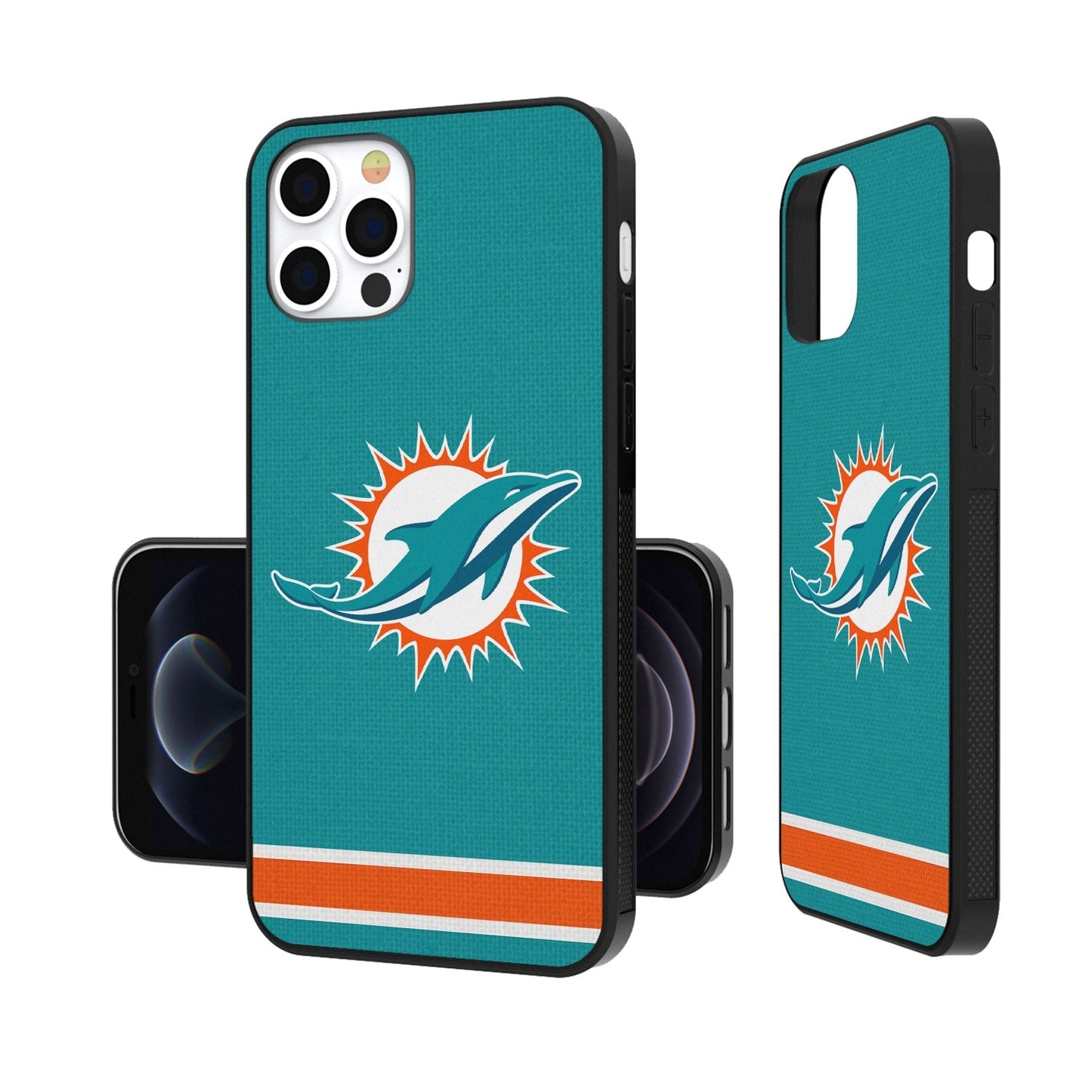 Miami Dolphins Stripe Bumper Case