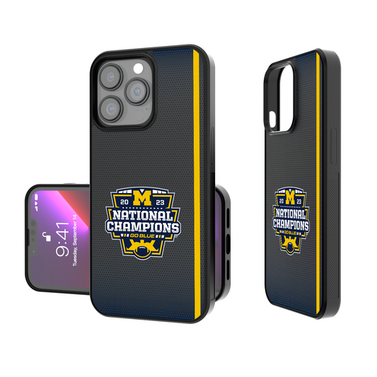 Michigan Wolverines 2023 College Football Playoff National Champion Bump Phone Case-0