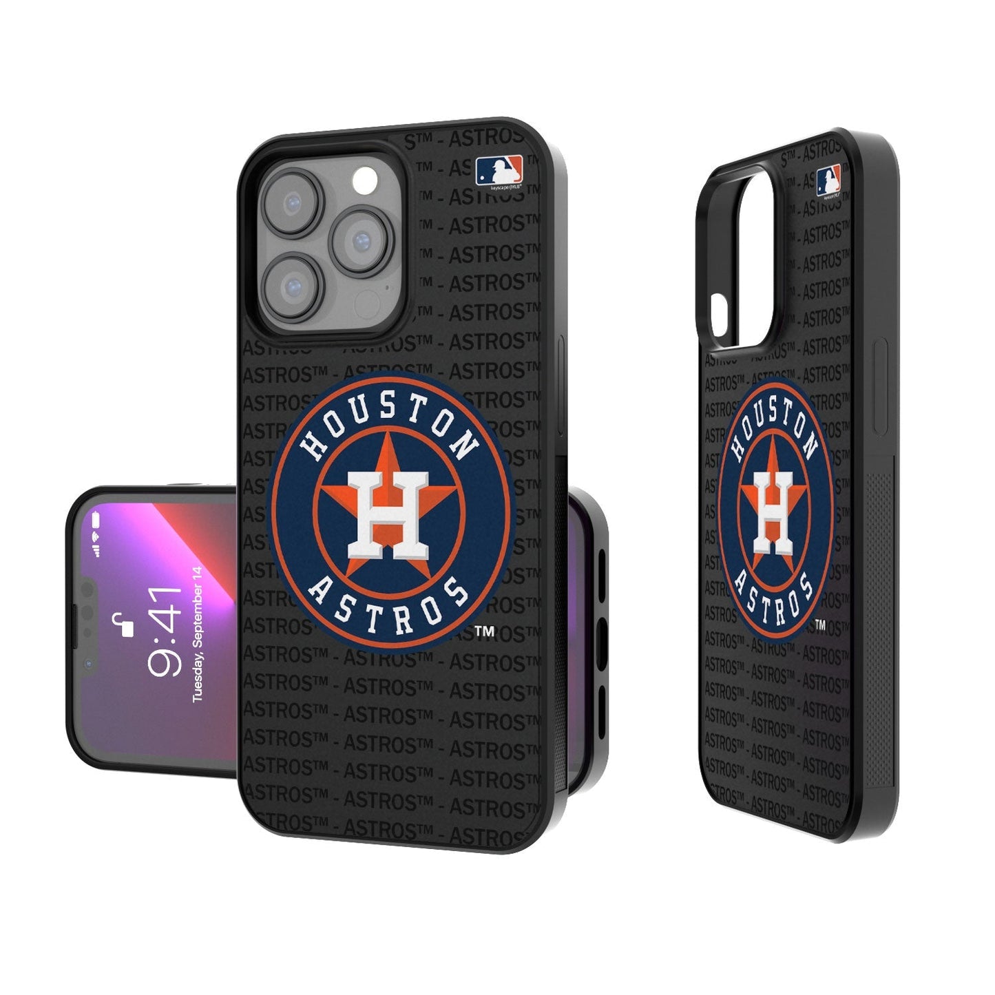 Houston Astros Blackletter Bumper Case