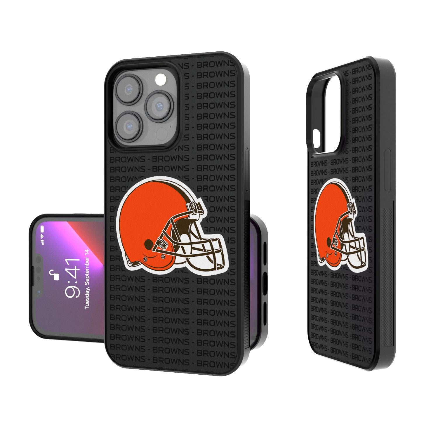 Cleveland Browns Blackletter Bump Case-0