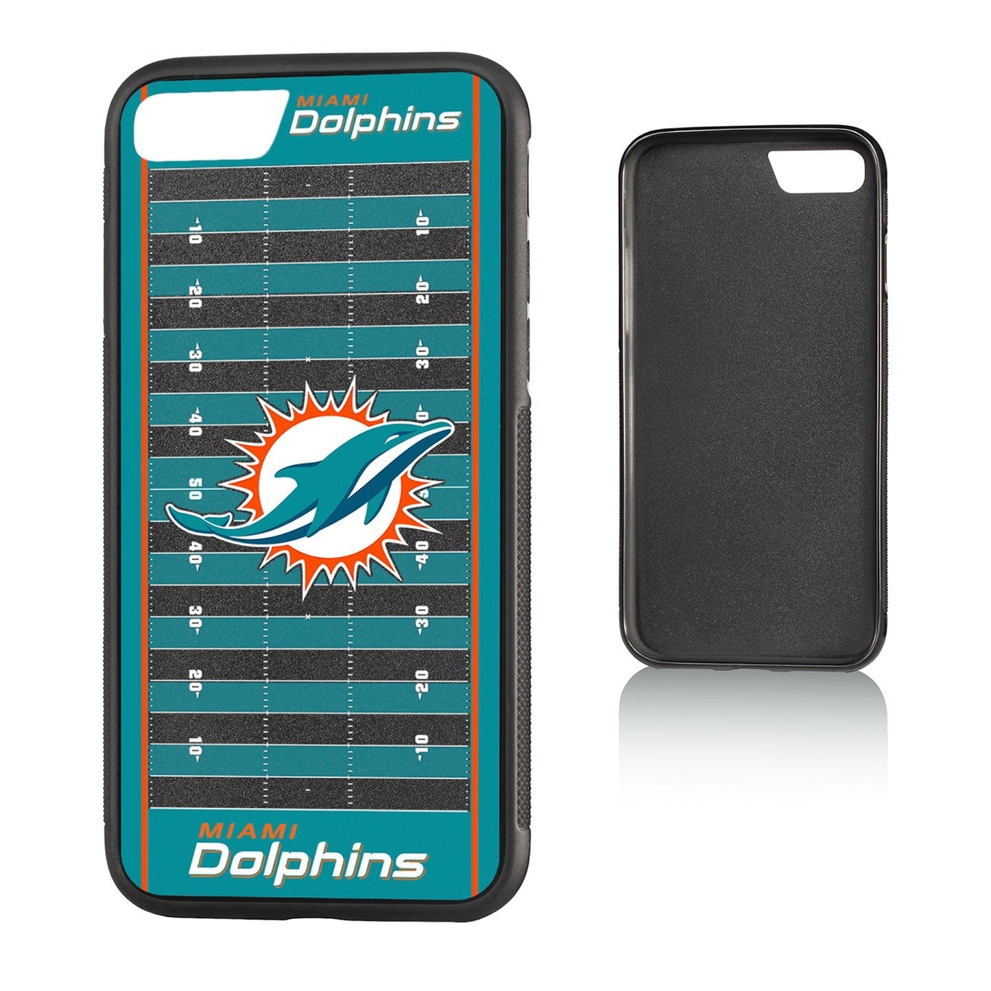 Miami Dolphins Football Field Bumper Case