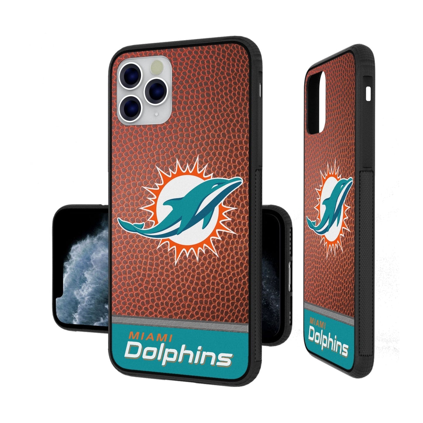 Miami Dolphins Football Wordmark Bumper Case