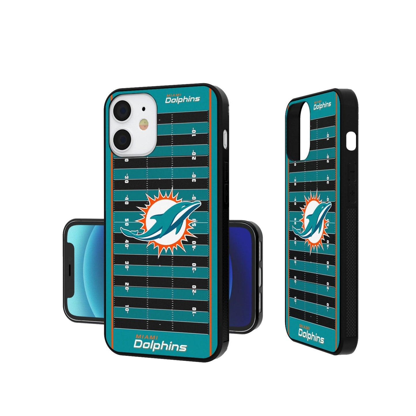 Miami Dolphins Football Field Bumper Case