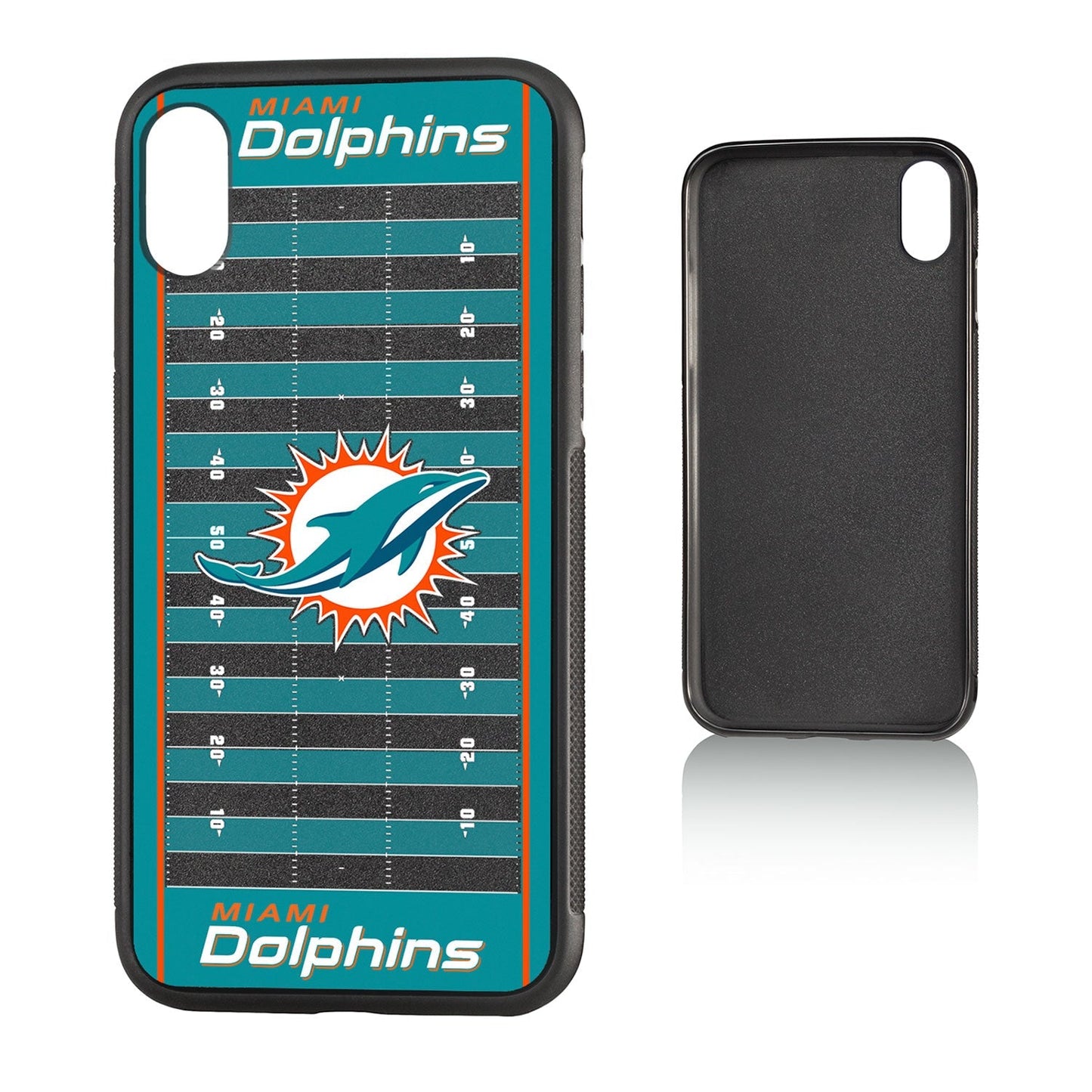 Miami Dolphins Football Field Bumper Case