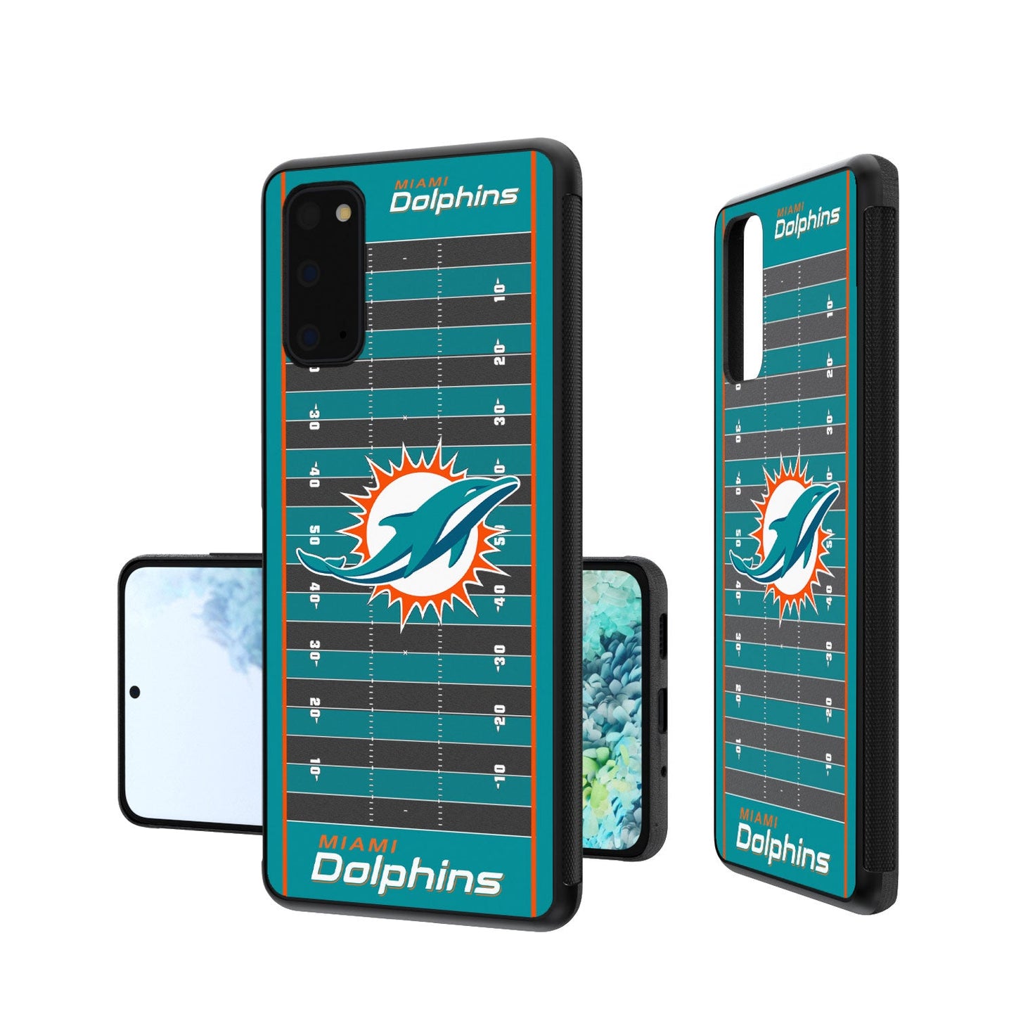 Miami Dolphins Football Field Bumper Case