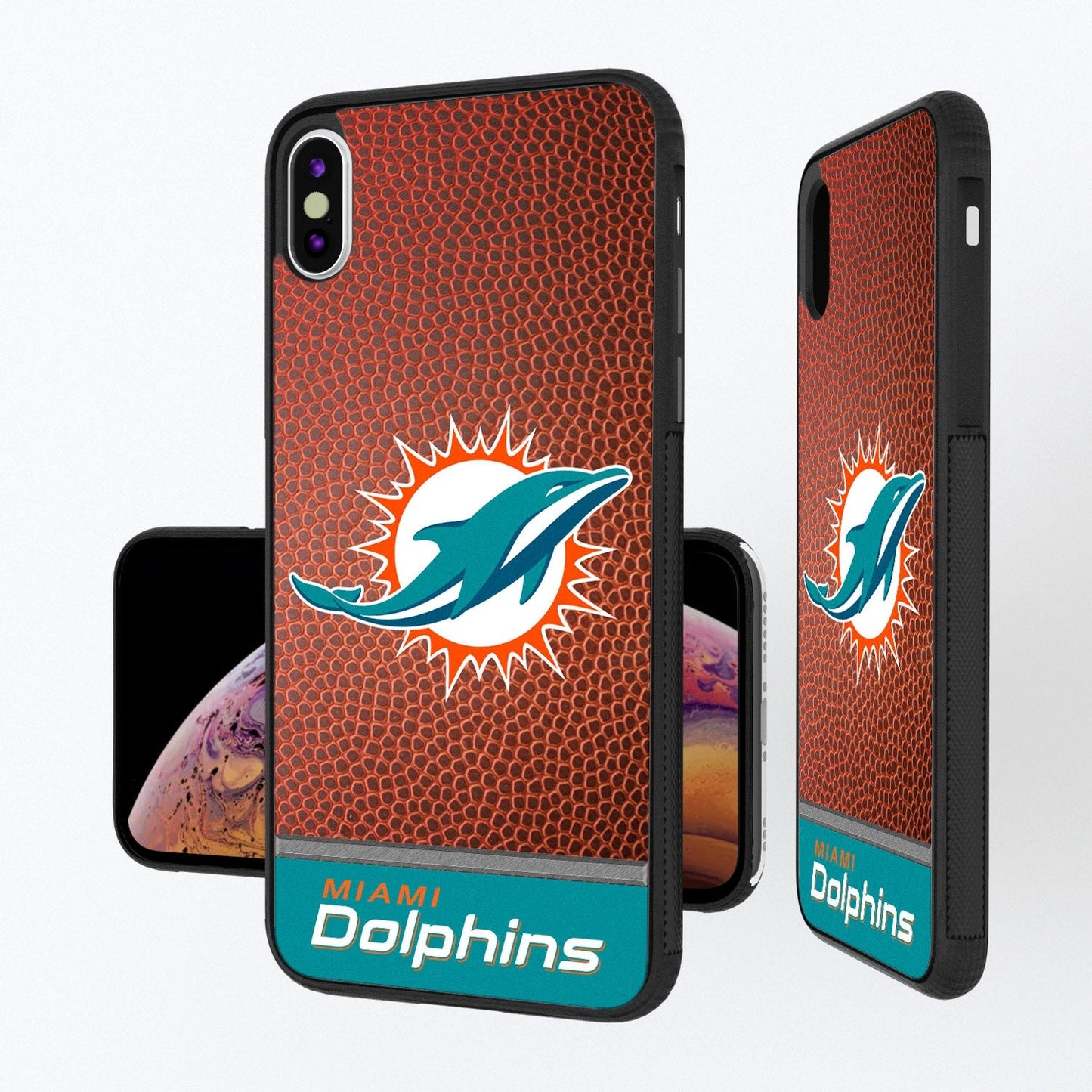 Miami Dolphins Football Wordmark Bumper Case