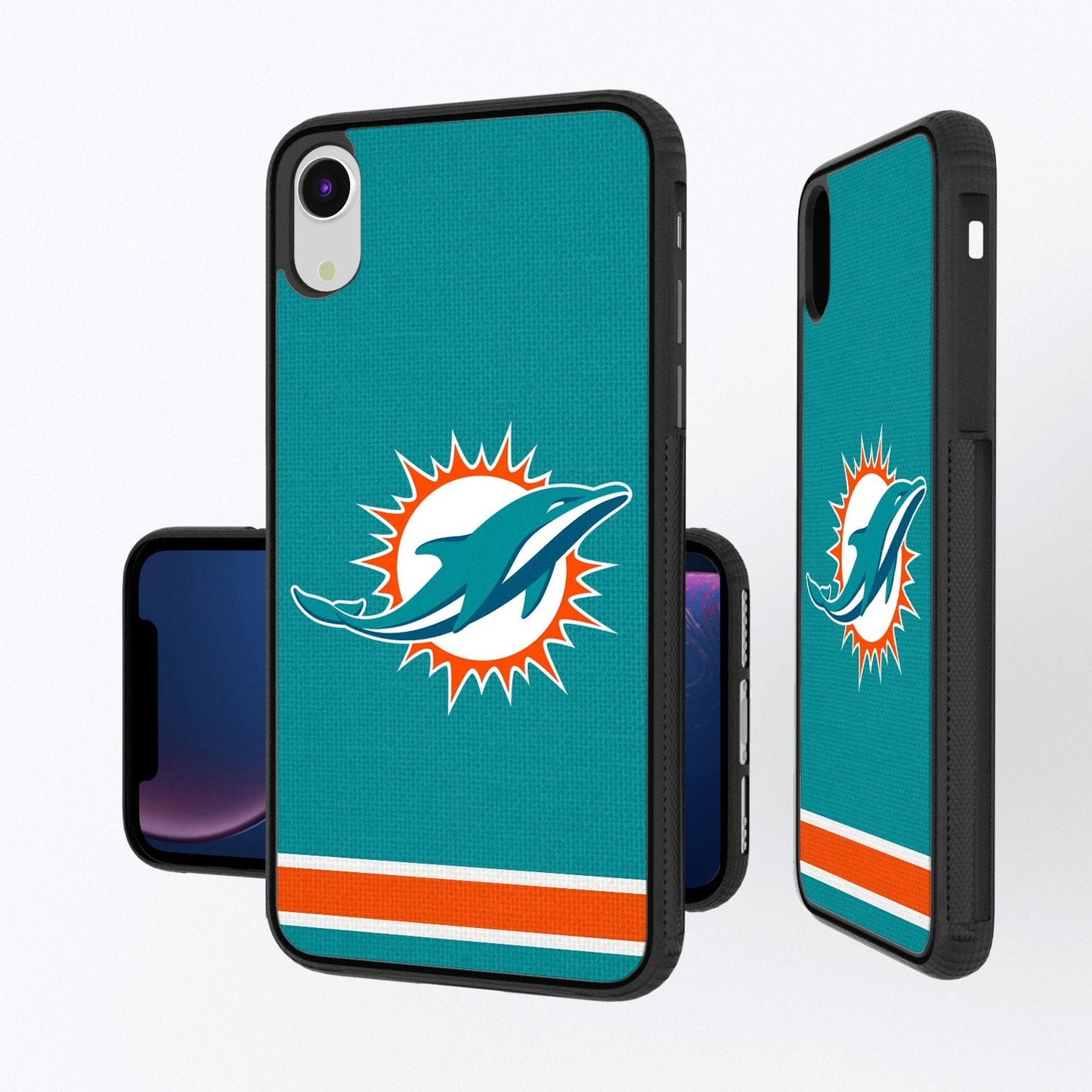 Miami Dolphins Stripe Bumper Case