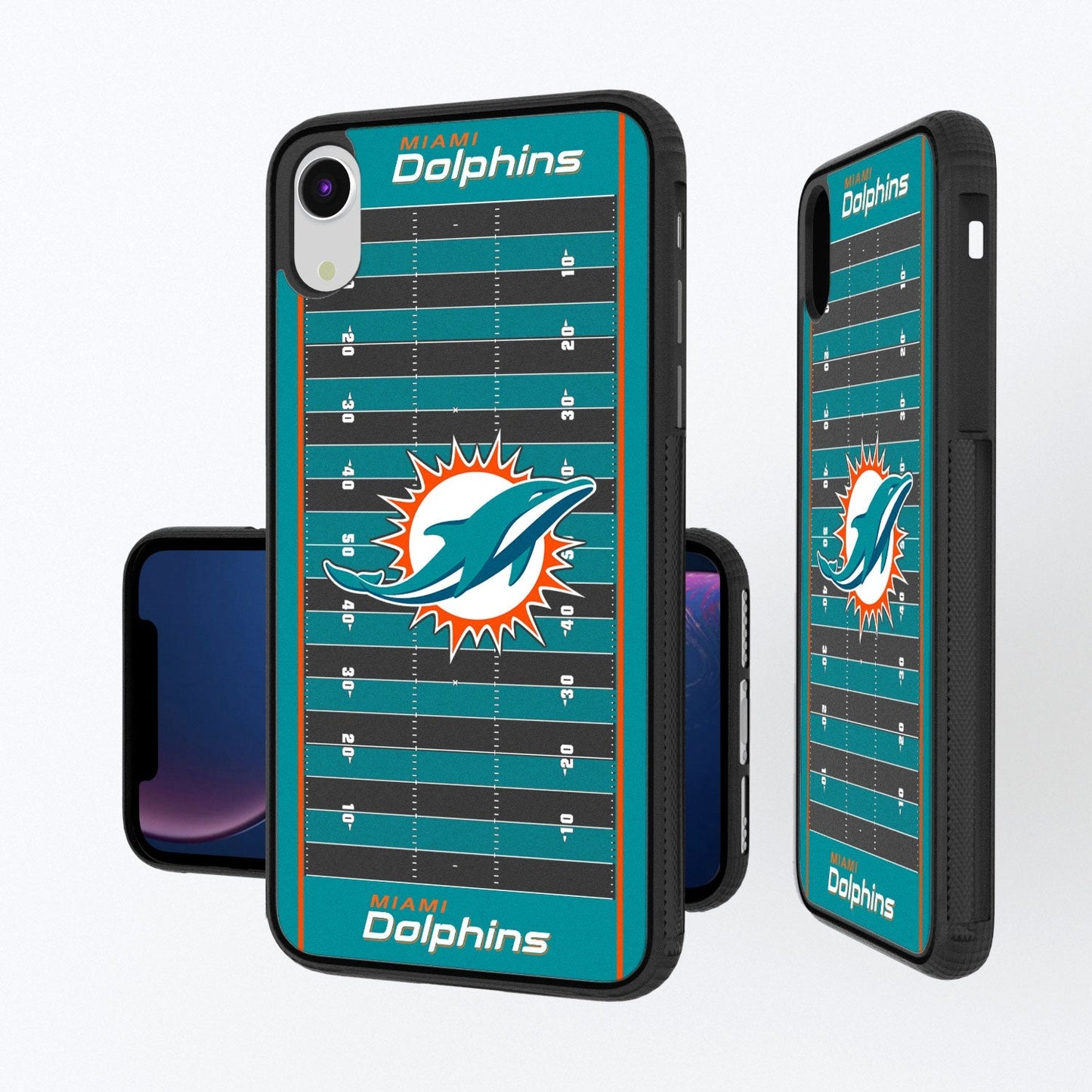 Miami Dolphins Football Field Bumper Case