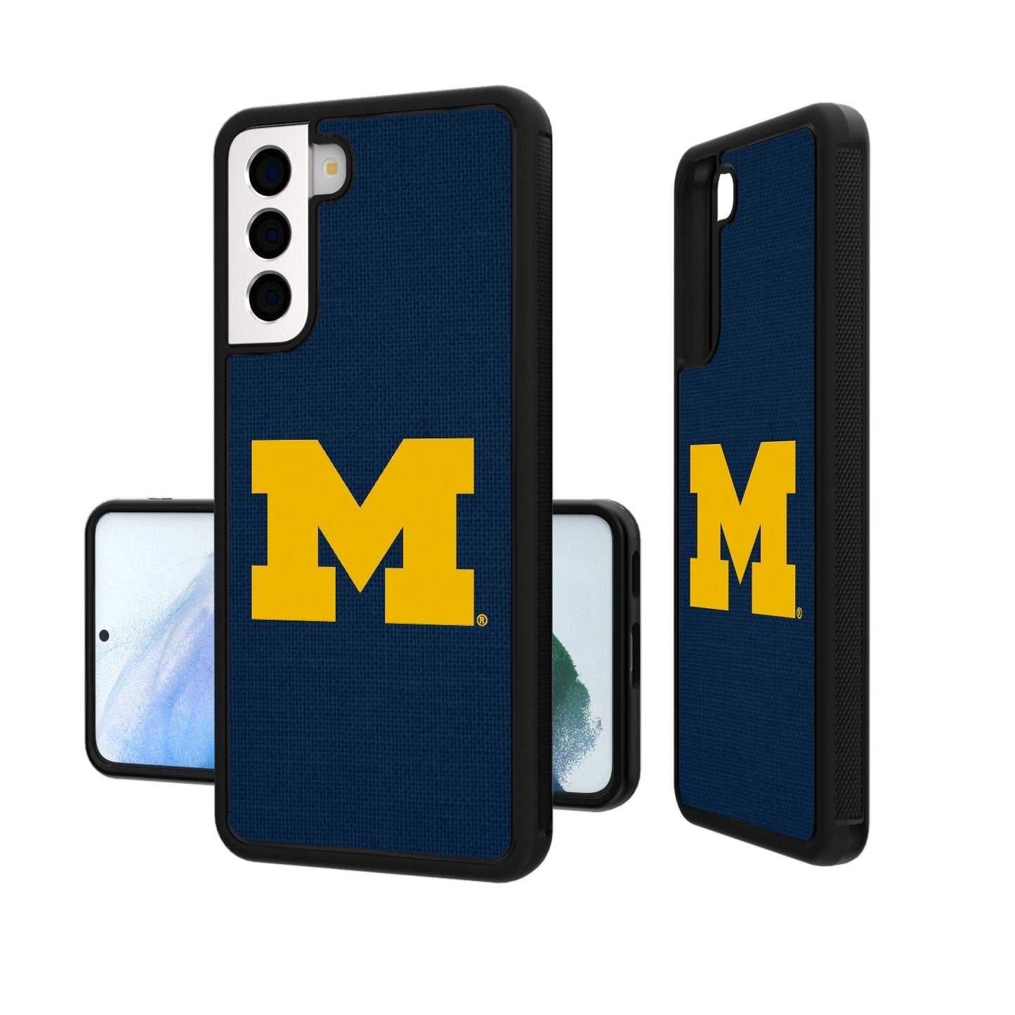 Michigan Wolverines Solid Bumper Case-1