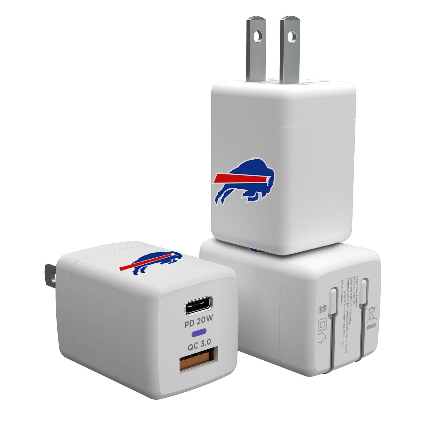 Buffalo Bills Insignia USB A/C Charger