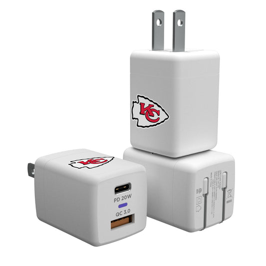 Kansas City Chiefs Insignia USB A/C Charger