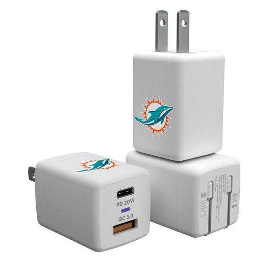 Miami Dolphins Insignia USB A/C Charger