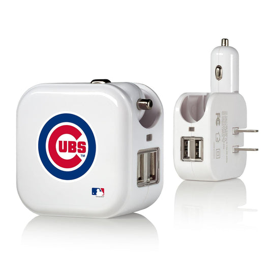 Chicago Cubs Insignia 2 in 1 USB Charger-0