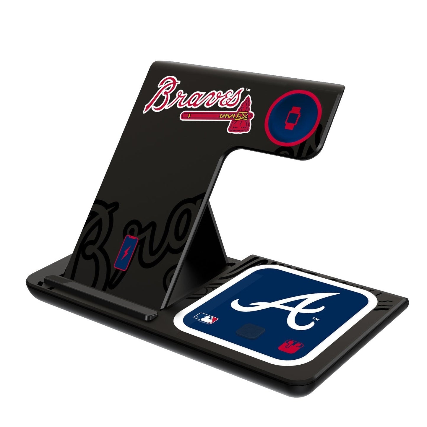 Atlanta Braves Tilt 3 in 1 Charging Station