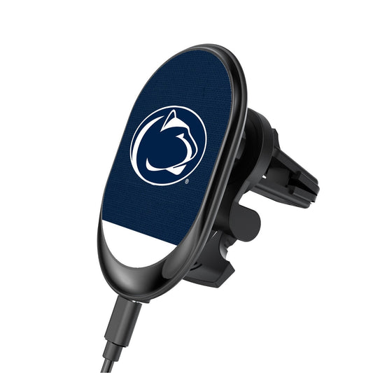Penn State Nittany Lions Solid Wordmark Wireless Car Charger