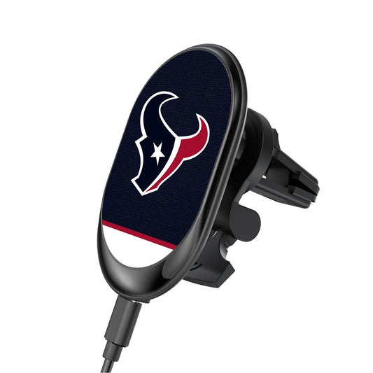 Houston Texans Solid Wordmark Wireless Car Charger-0