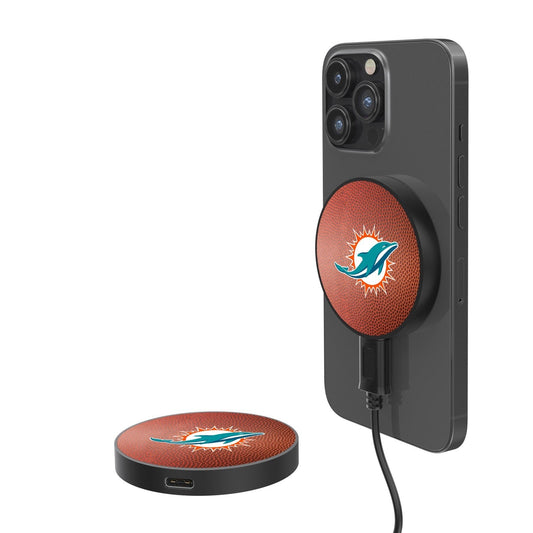 Miami Dolphins Football 10-Watt Wireless Magnetic Charger