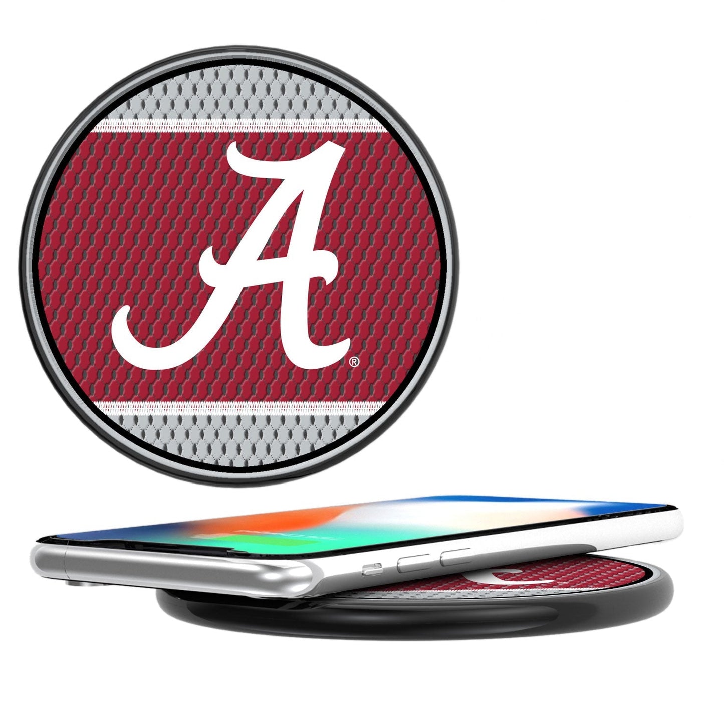 Alabama Crimson Tide Mesh 10-Watt Wireless Charger