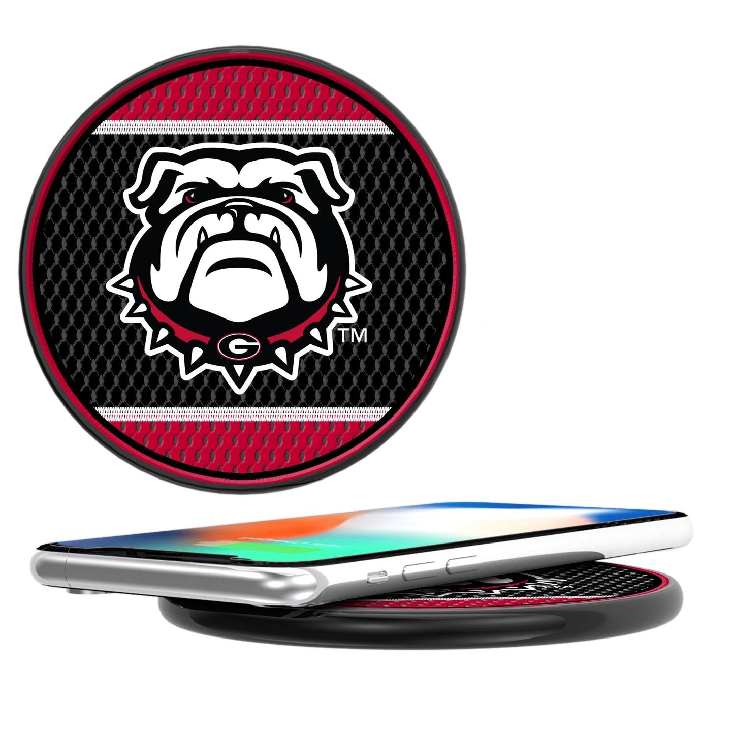 Georgia Bulldogs Mesh 10-Watt Wireless Charger