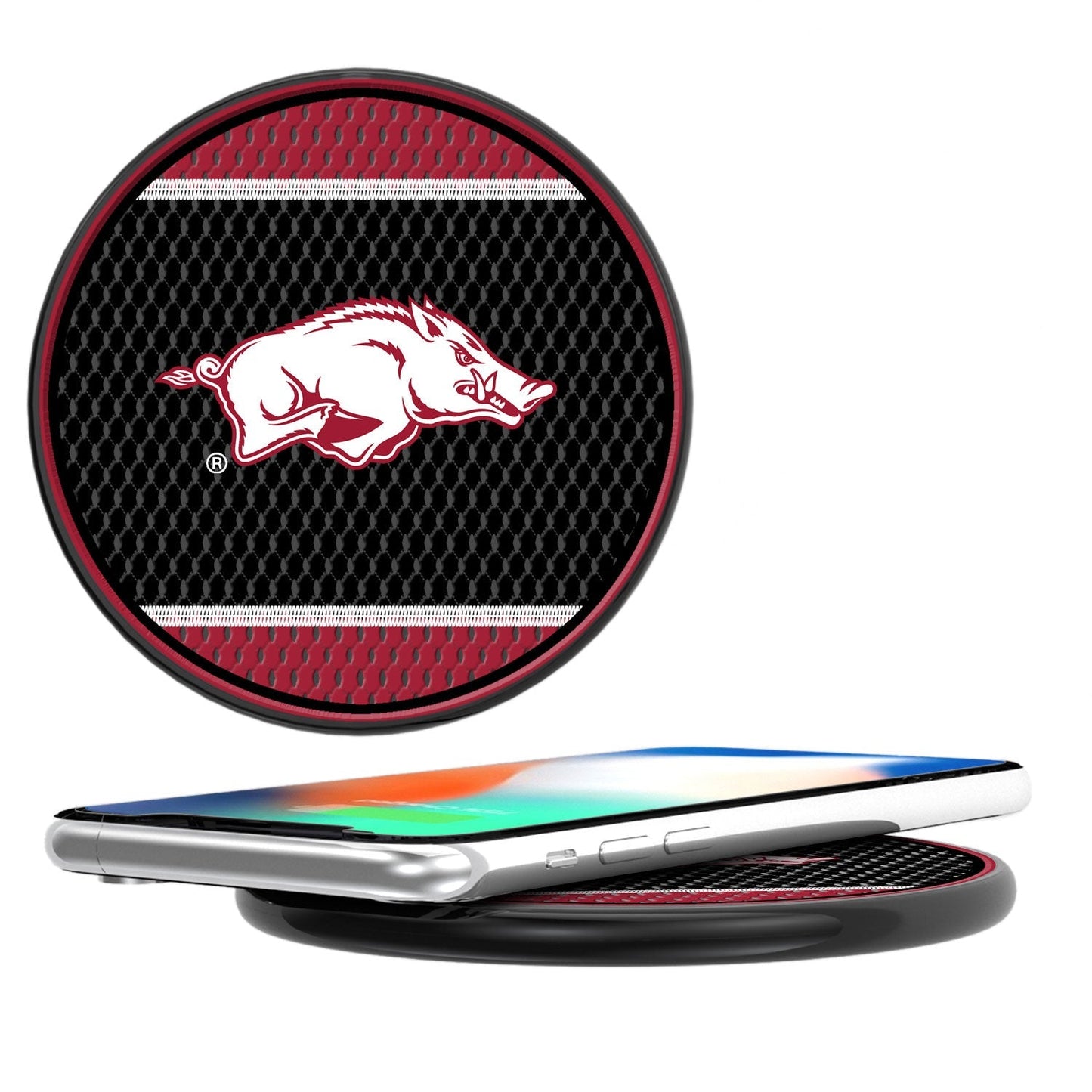 Arkansas Razorbacks Mesh 10-Watt Wireless Charger